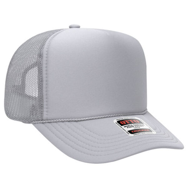 5 Panel High Crown Mesh Back Trucker Hat Thumbnail